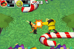 Shrek SuperSlam screenshot 4 for GameBoy Advance